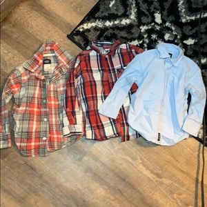 2T boys button downs